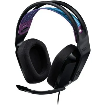 Logitech G335 Siyah Kablolu Mikrofonlu Kulak Üstü Oyuncu Kulaklığı - teşhir
