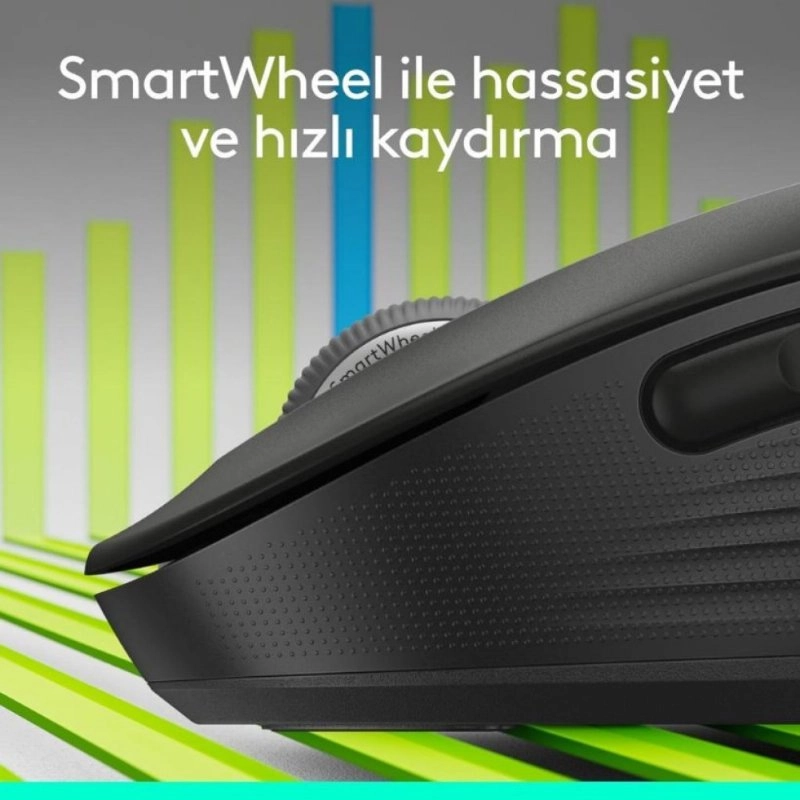 Logitech M650 Signature Sessiz Büyük Boy Sağ El Optik Kablosuz Mouse - Teşhir
