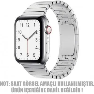 Microsonic Apple Watch Series 4 44mm Kordon Gümüş - TEŞHİR