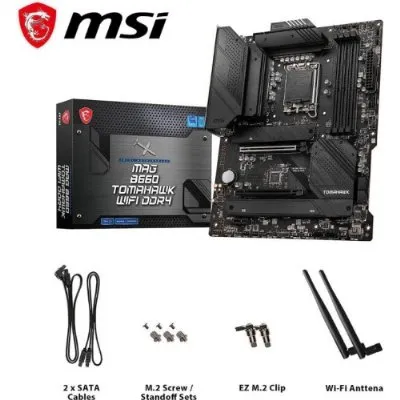 MSI Mag B660 Tomahawk Wi-Fi Intel LGA1700 DDR4 ATX Anakart Teşhir