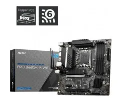 MSI PRO B660M-A D4 Wi-Fi Intel LGA1700 DDR4 M...