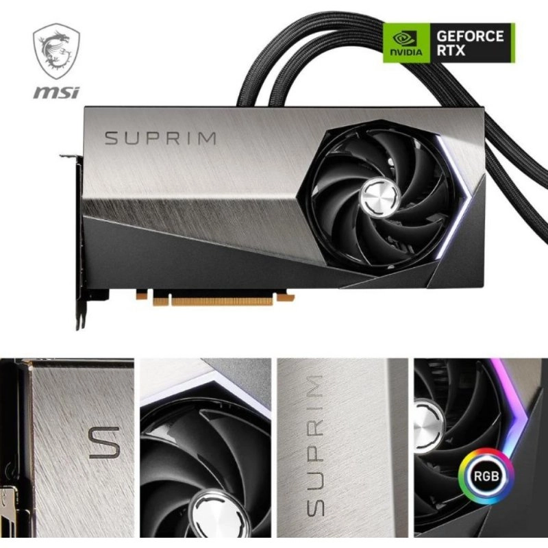 MSI RTX 4090 Suprim Liquid X 24G 384 Bit GDDR6X 24 GB Ekran Kartı Outlet