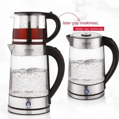 Schafer GourmeMaxx 2200 W Cam Çay Makinesi Teşhir