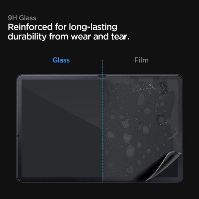 Spigen Galaxy Tab S8 Plus / S7 Plus Cam Ekran Koruyucu