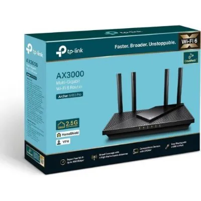 TP-Link Archer AX55 Pro AX3000 5 Port 3000 Mbps Router - Teşhir