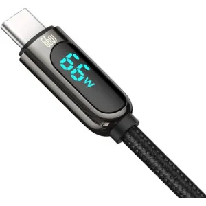 Baseus Superior 66 W 1 m Siyah USB to Type-C Hızlı Şarj Kablosu Outlet