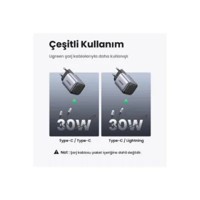 Ugreen Nexode 30 W Type-C Şarj Adaptörü