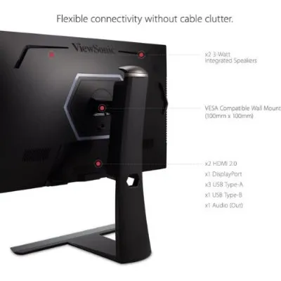 ViewSonic Elite XG271QG 27" 1 ms 2K Pivot IPS 240 Hz Oyuncu Monitörü - Teşhir