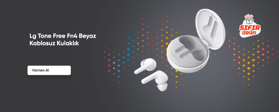 Lg Tone Free Fn4 Beyaz  Kablosuz Kulaklık